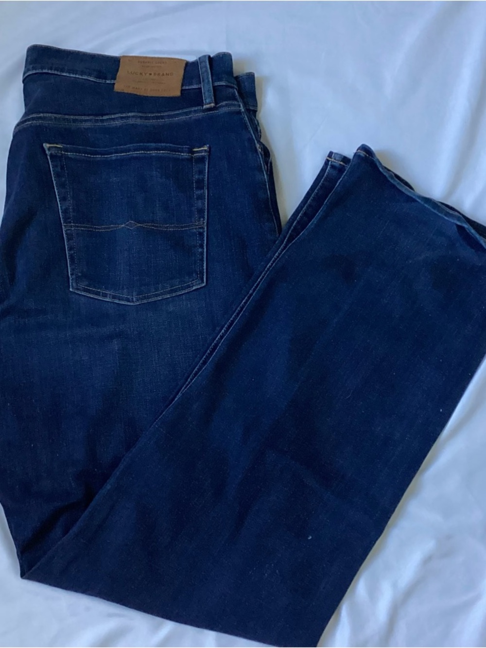 Lucky Brand 181 Rekaxed Straight Men’s Denim Jeans Size 38x32